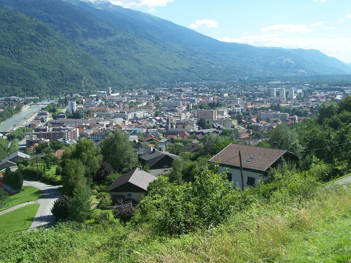 Albertville depuis Pallud. Source : Wikipedia Albertville depuis Pallud. Source : Wikipedia
