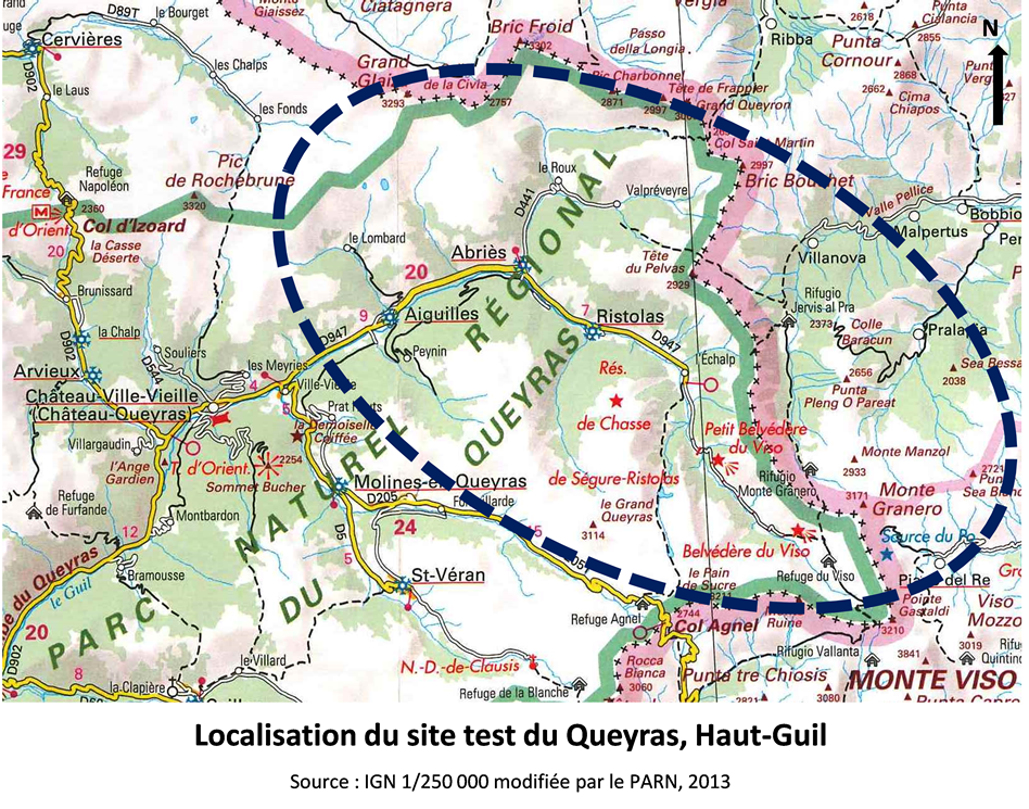 Site test du Haut Guil